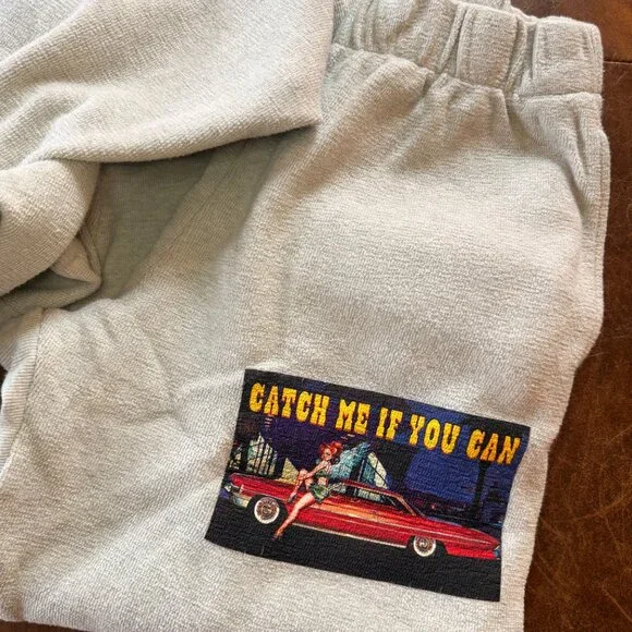 Boys Lie Catch Me If You Can Sweat Set sz Small - Picture 6 of 8